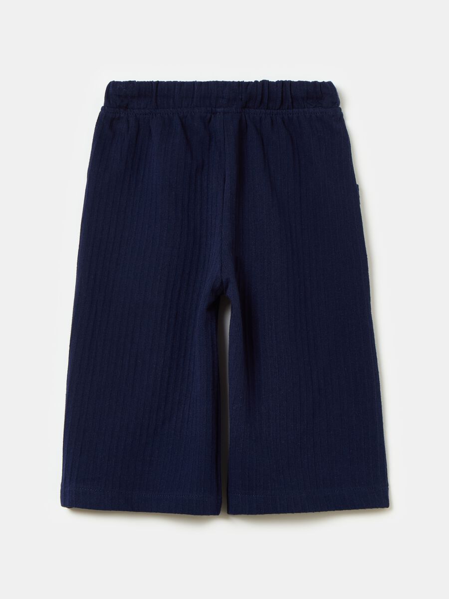 Organic cotton trousers with drawstring_1