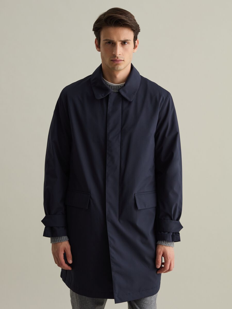 Contemporary long trench coat_0