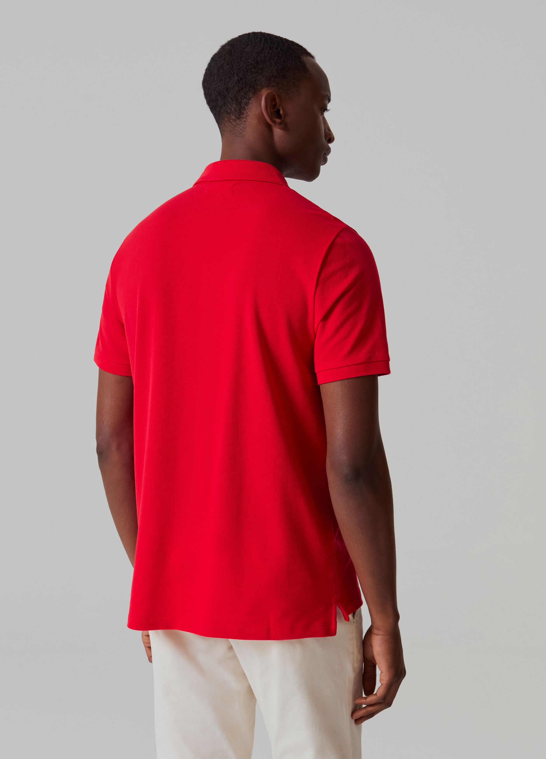 Polo in piquet di cotone Supima
