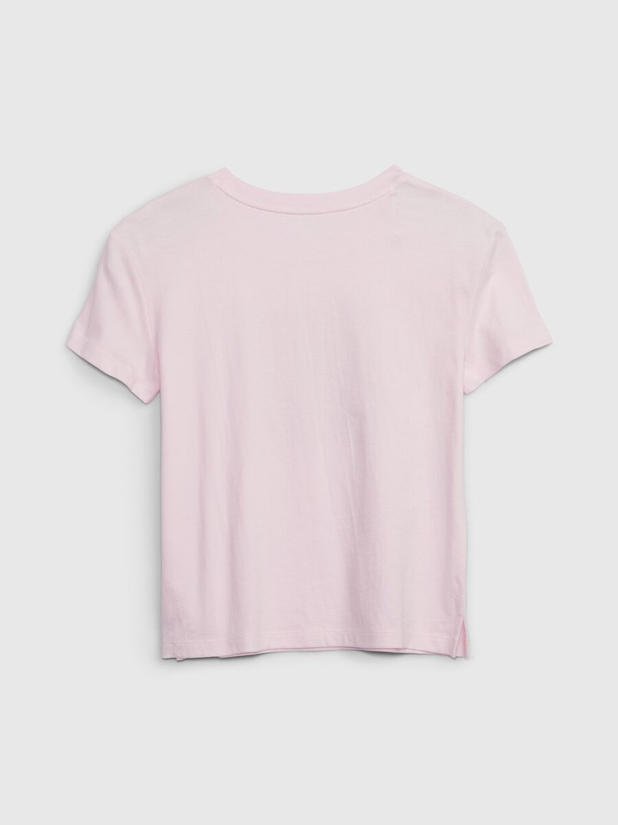 Round neck T-shirt with Barbie™ print_1