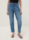 Blue Pure Cotton Baggy Trousers_1