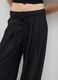 Black Wide Leg Stretch Trousers_3