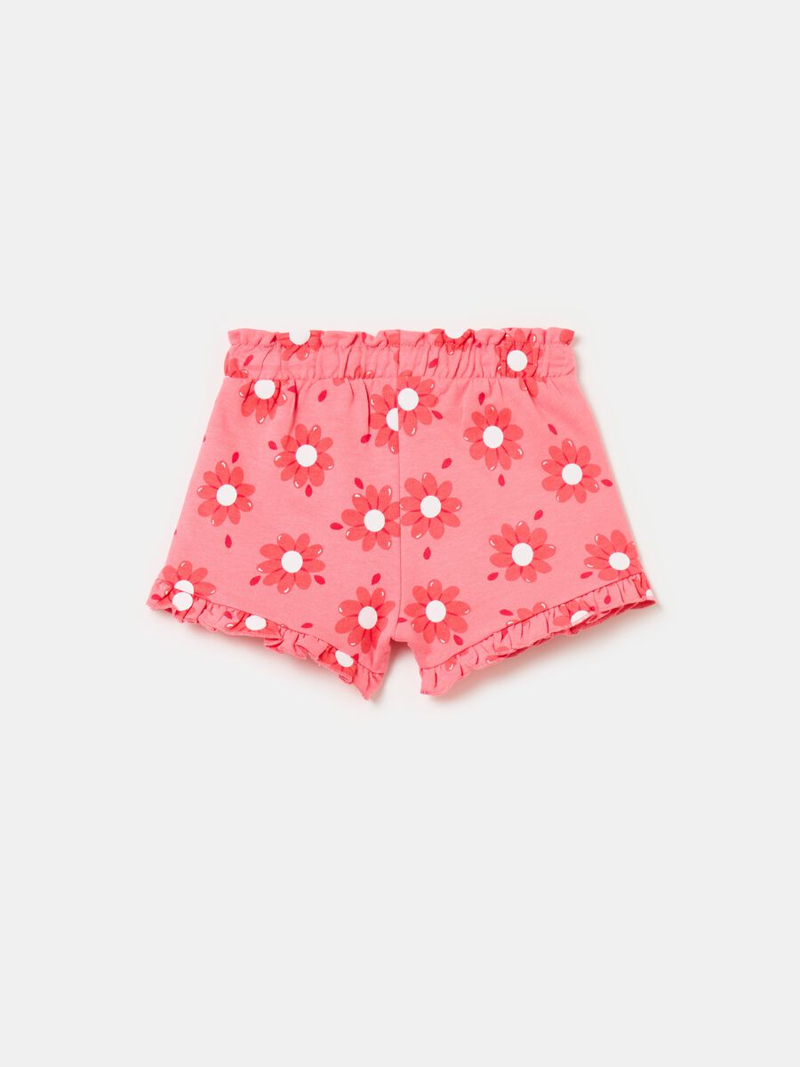 Shorts with print and drawstring_1