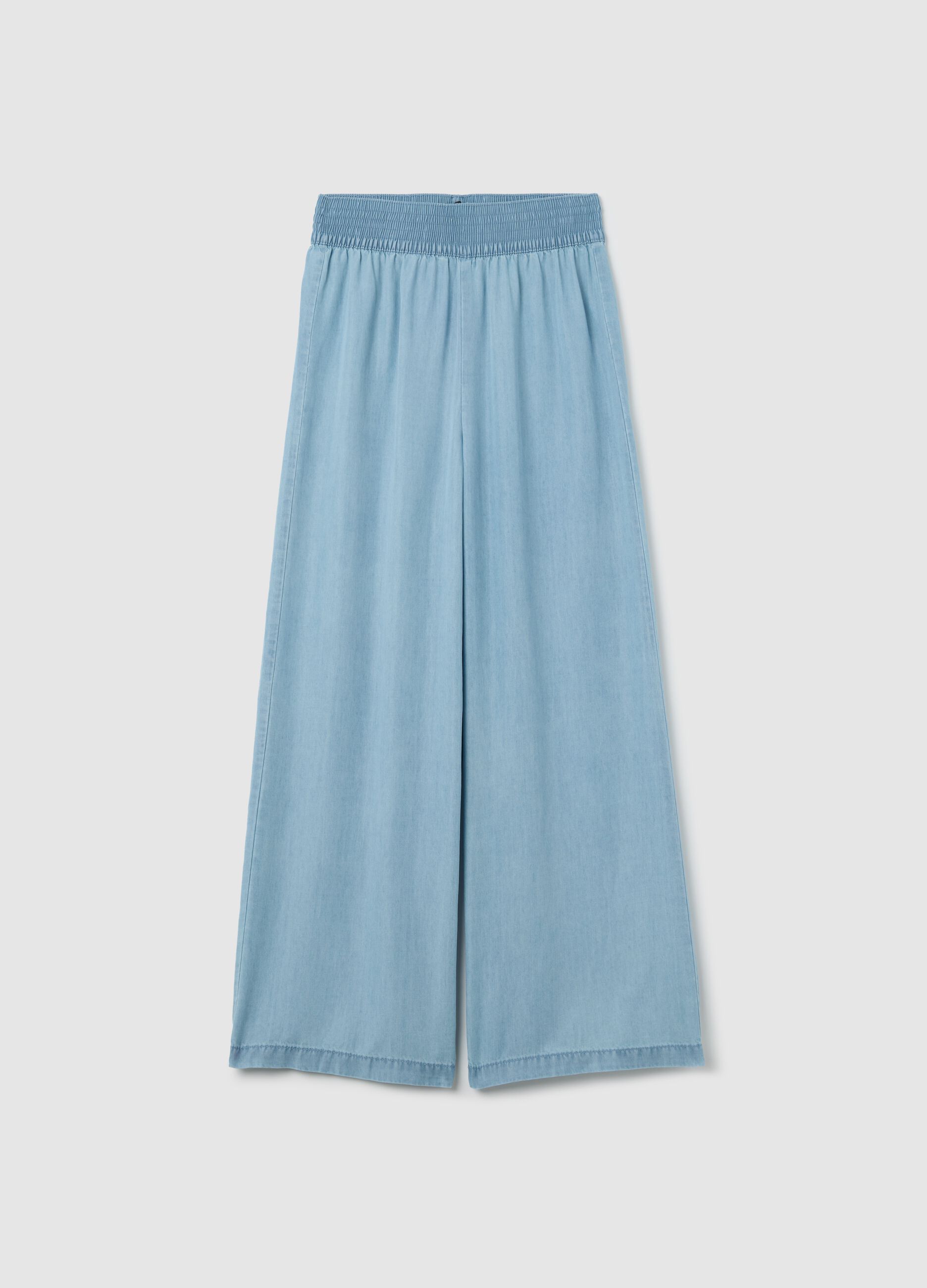 Wide-leg jeans in Lyocell