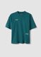 Oversized green pure cotton T-shirt for boys_3