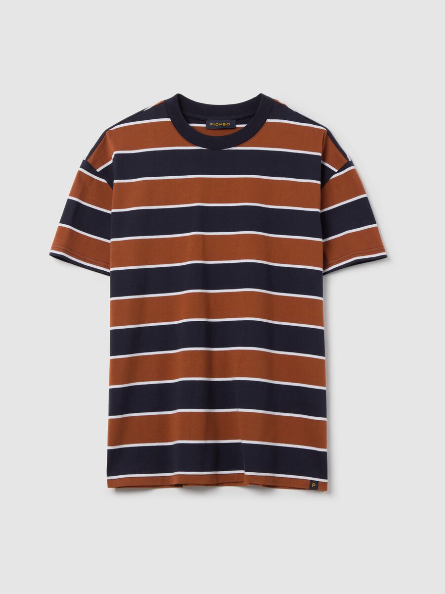 Cotton T-shirt with horizontal stripes_4