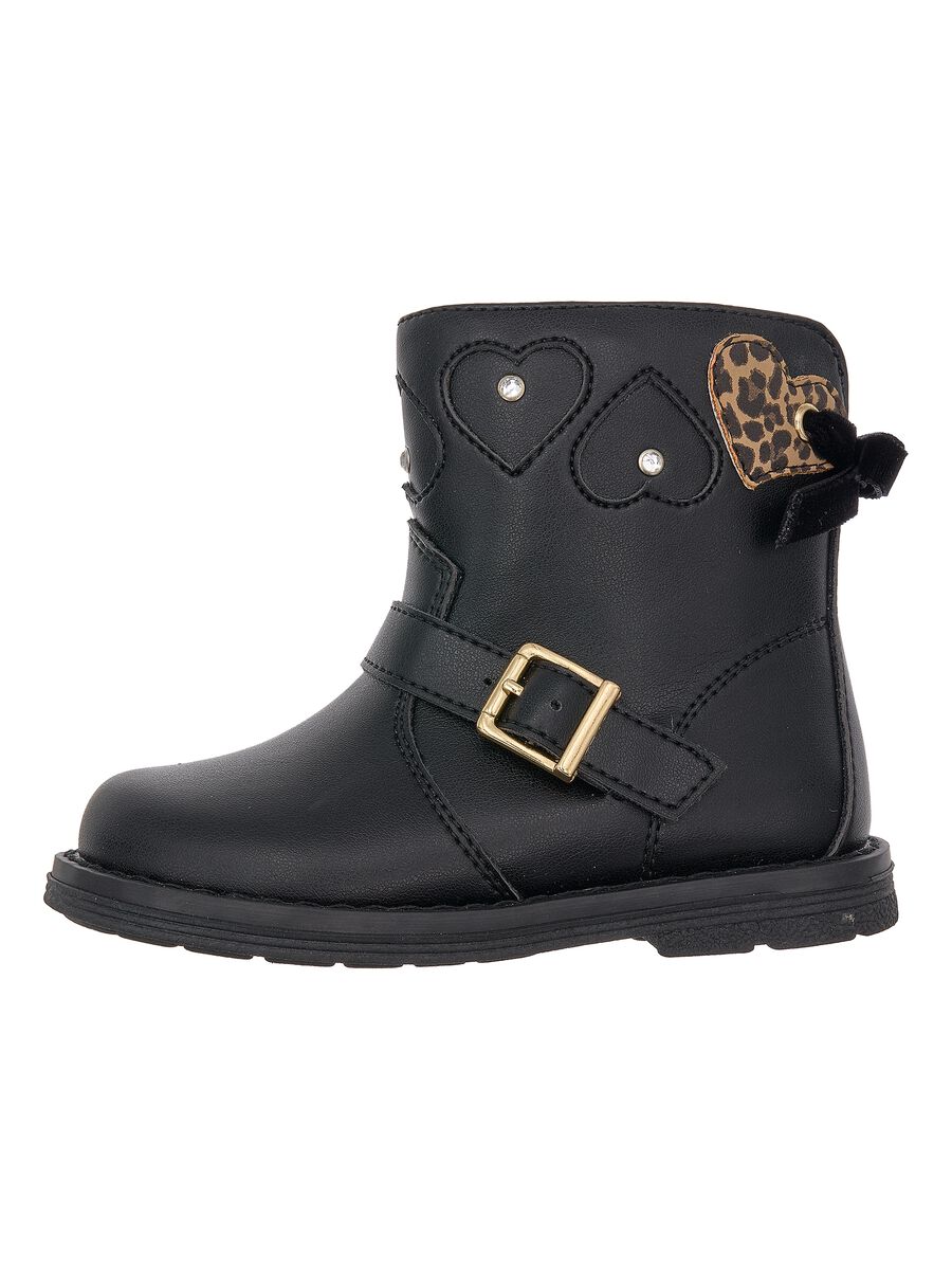 Chicco Black Ankle Boots for Girls_0