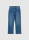 Bootcut jeans in blue stretch denim cotton_4