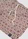 Brown geometric-print swim shorts_5