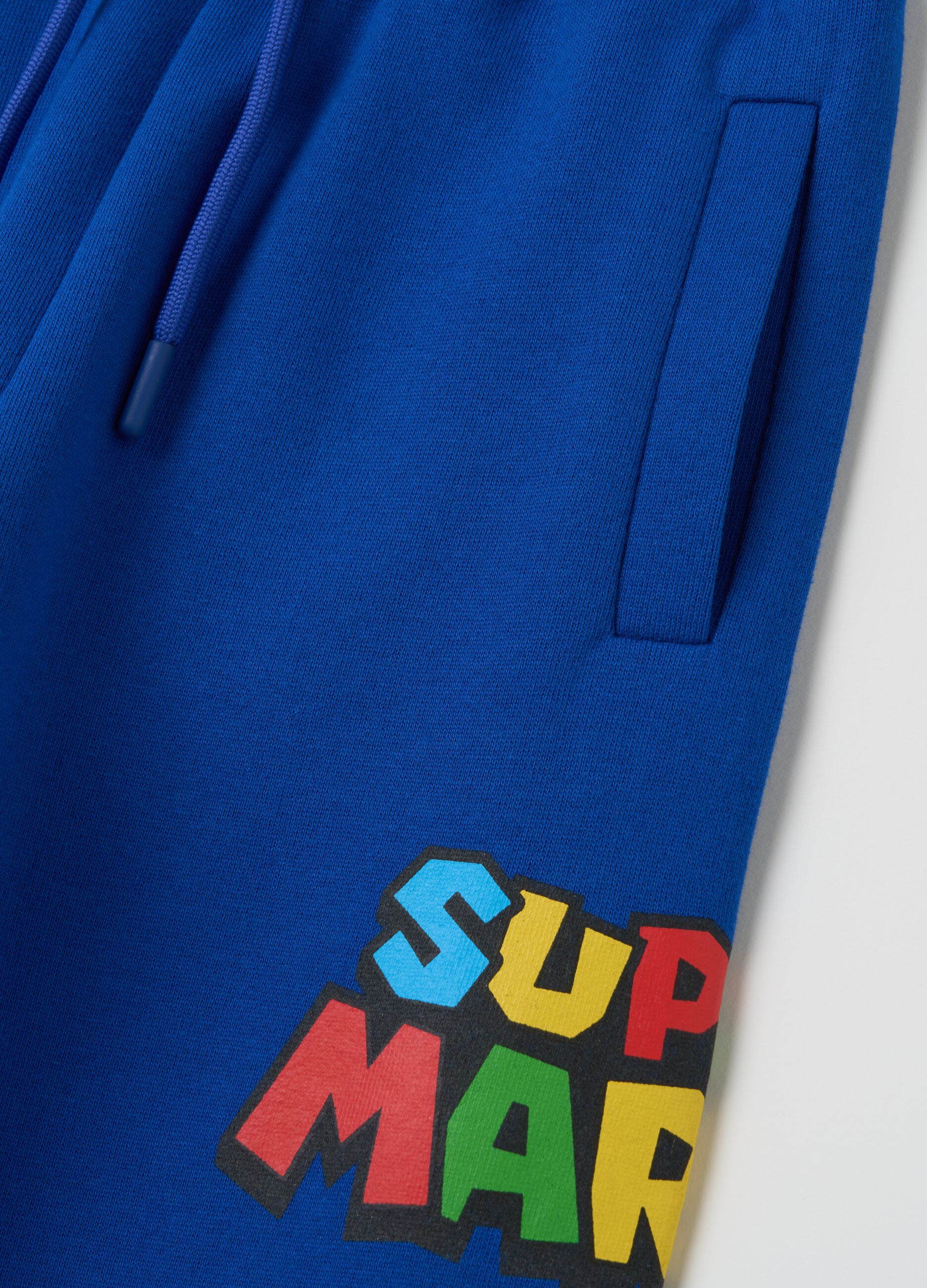 Joggers in cotone con coulisse stampa Super Mario™ 