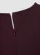 Abito smanicato rosso in punto Milano di viscosa elasticizzata straight fit_5