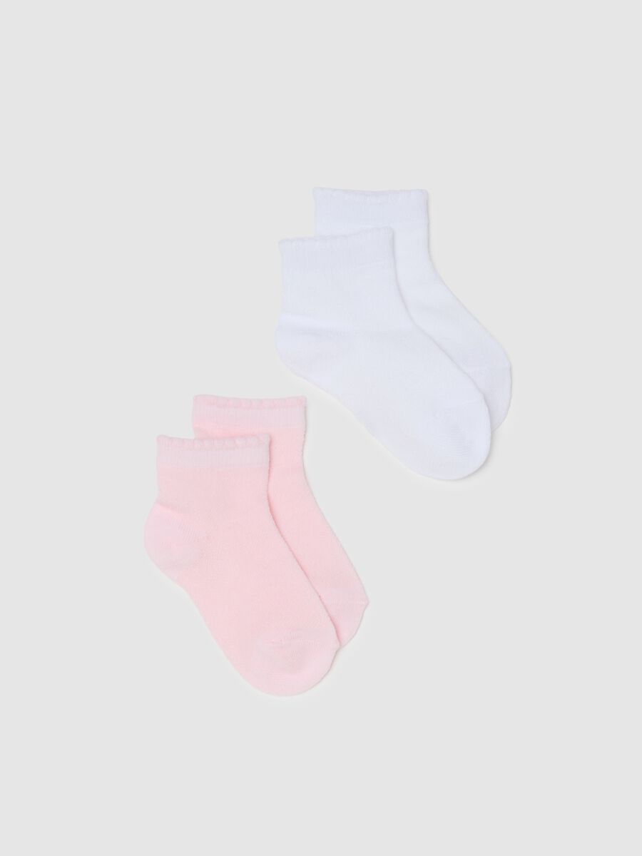 Bipack calze corte in misto cotone multicolor da neonato regular fit_0