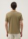 Green pure cotton short-sleeve T-shirt_3