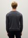 Grey pure merino wool jumper regular fit with crew neck_2