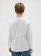 White pure cotton boys' T-shirt regular fit_1