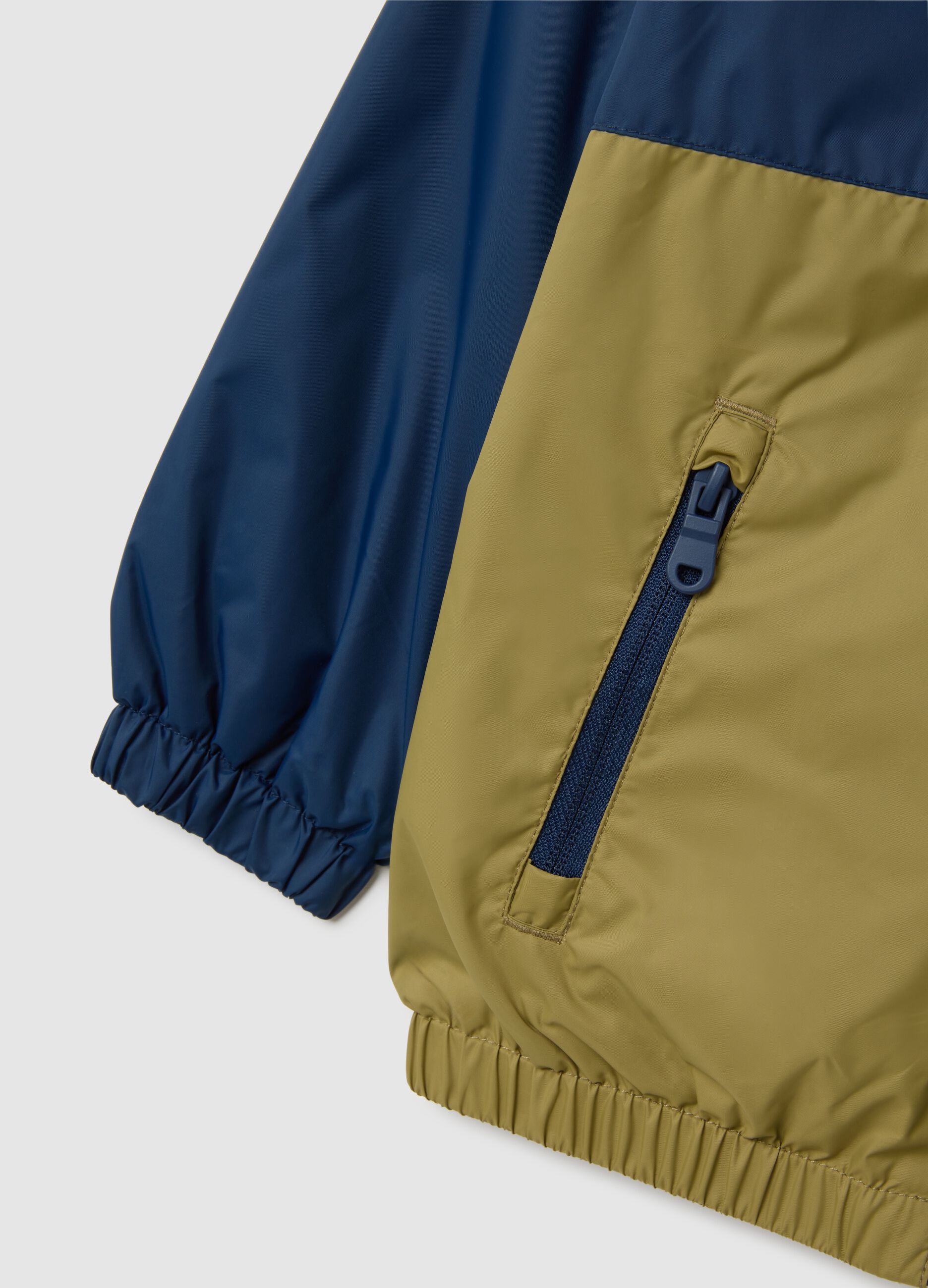 Kids' Jacket in Multicolour Water-Repellent Fabric