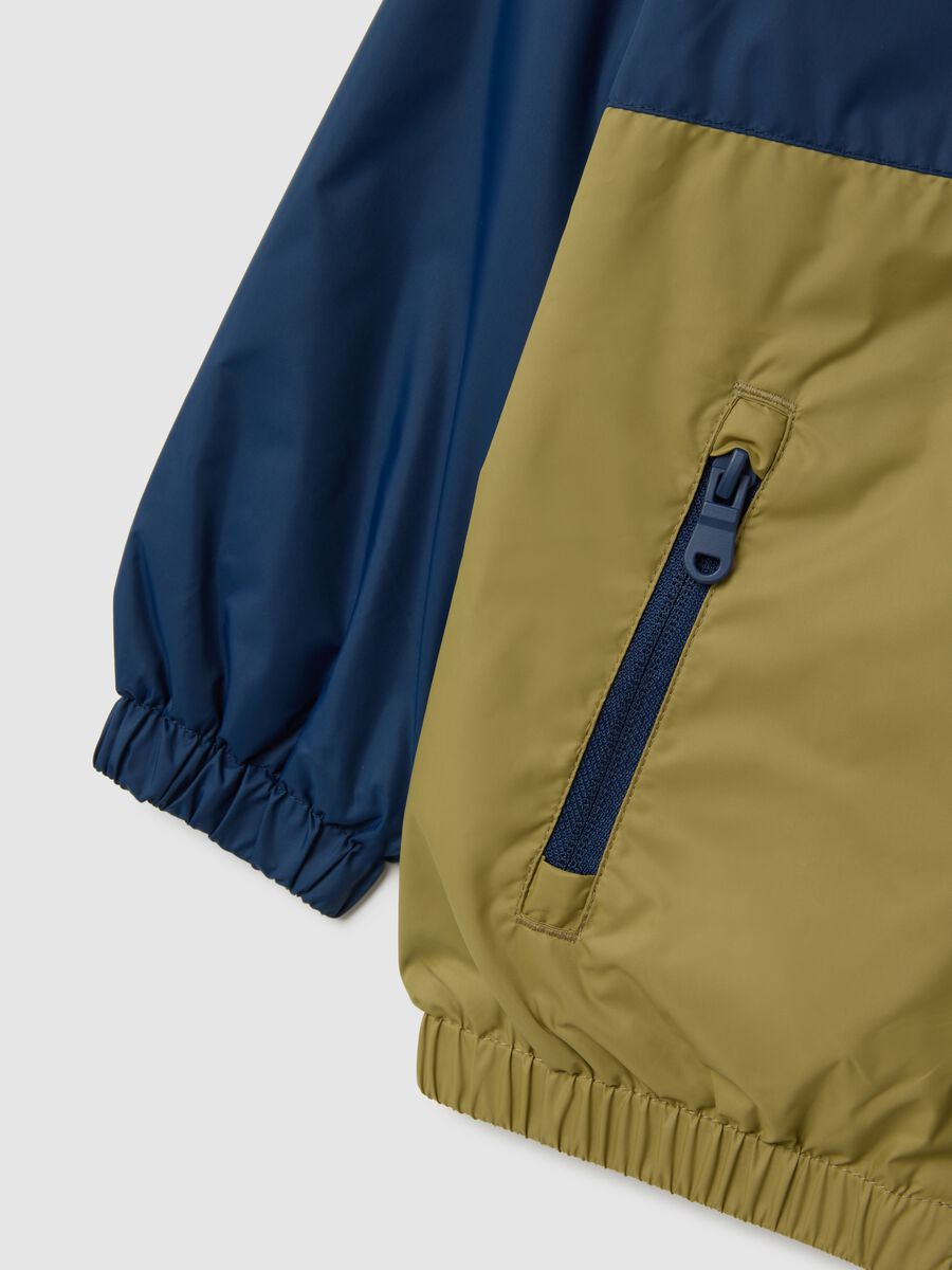 Kids' Jacket in Multicolour Water-Repellent Fabric_2