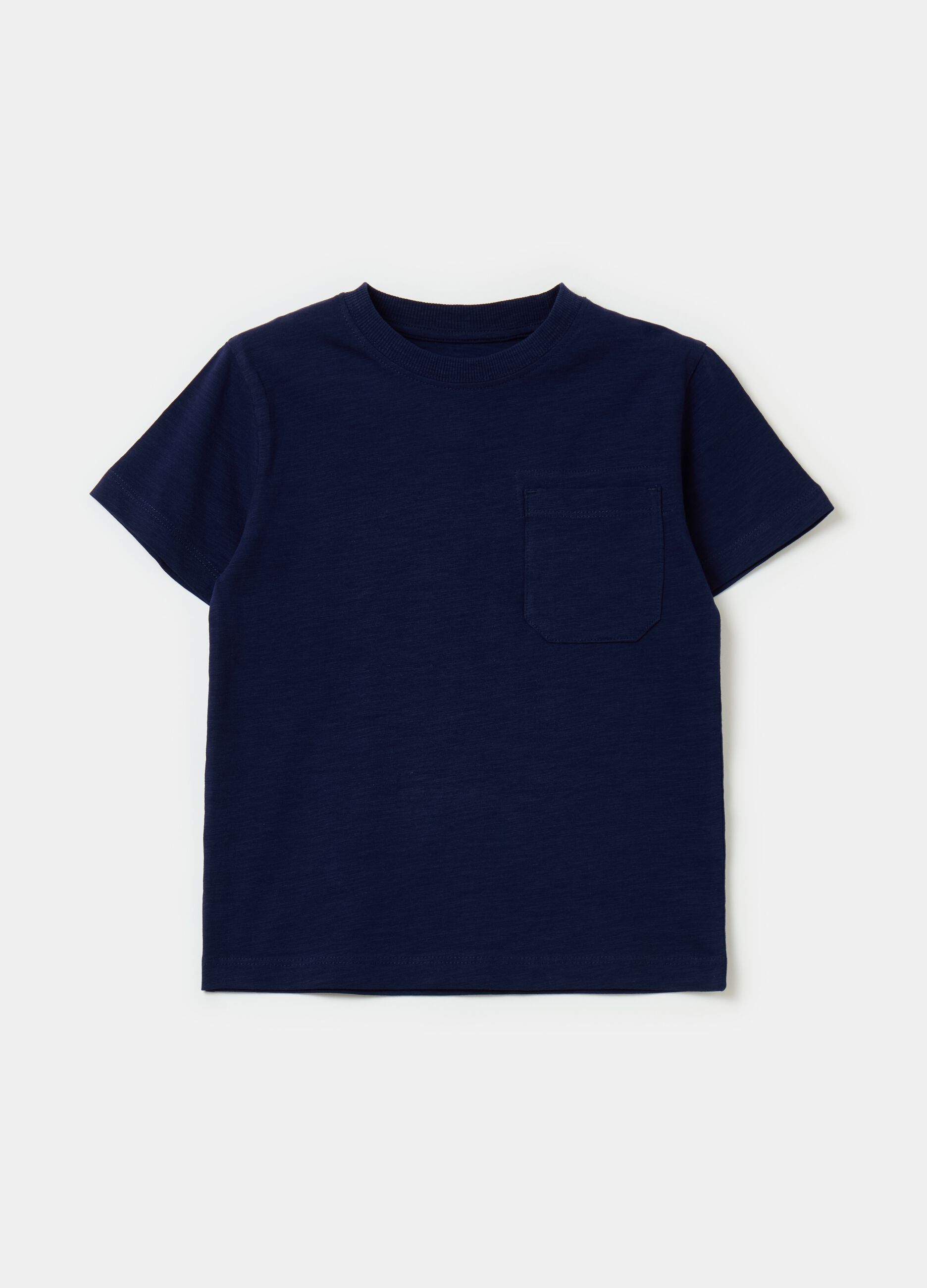 Cotton T-shirt with pocket