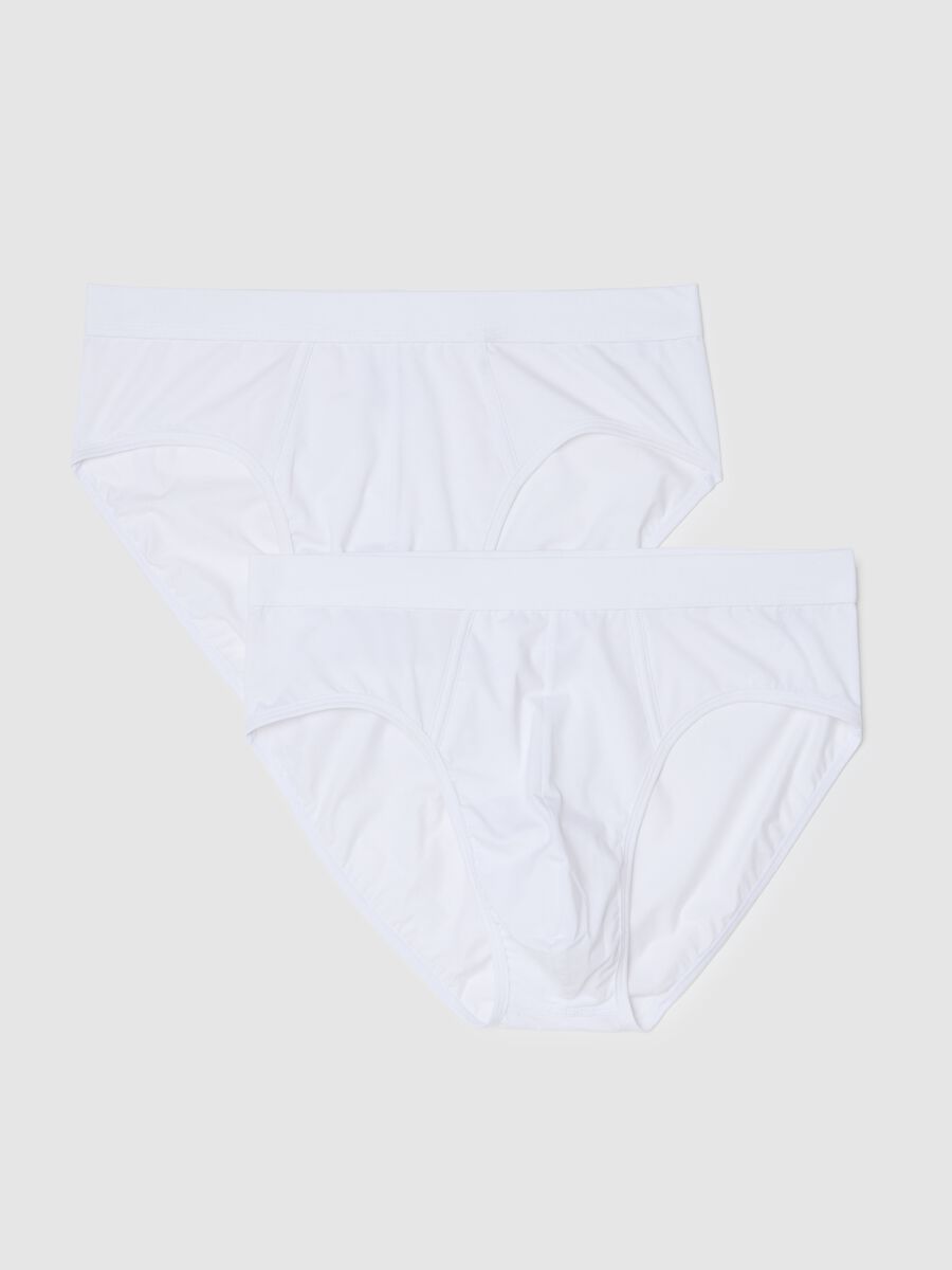 White regular fit stretch cotton slip two-pack_4