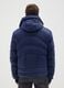 Blue padded jacket regular fit_2