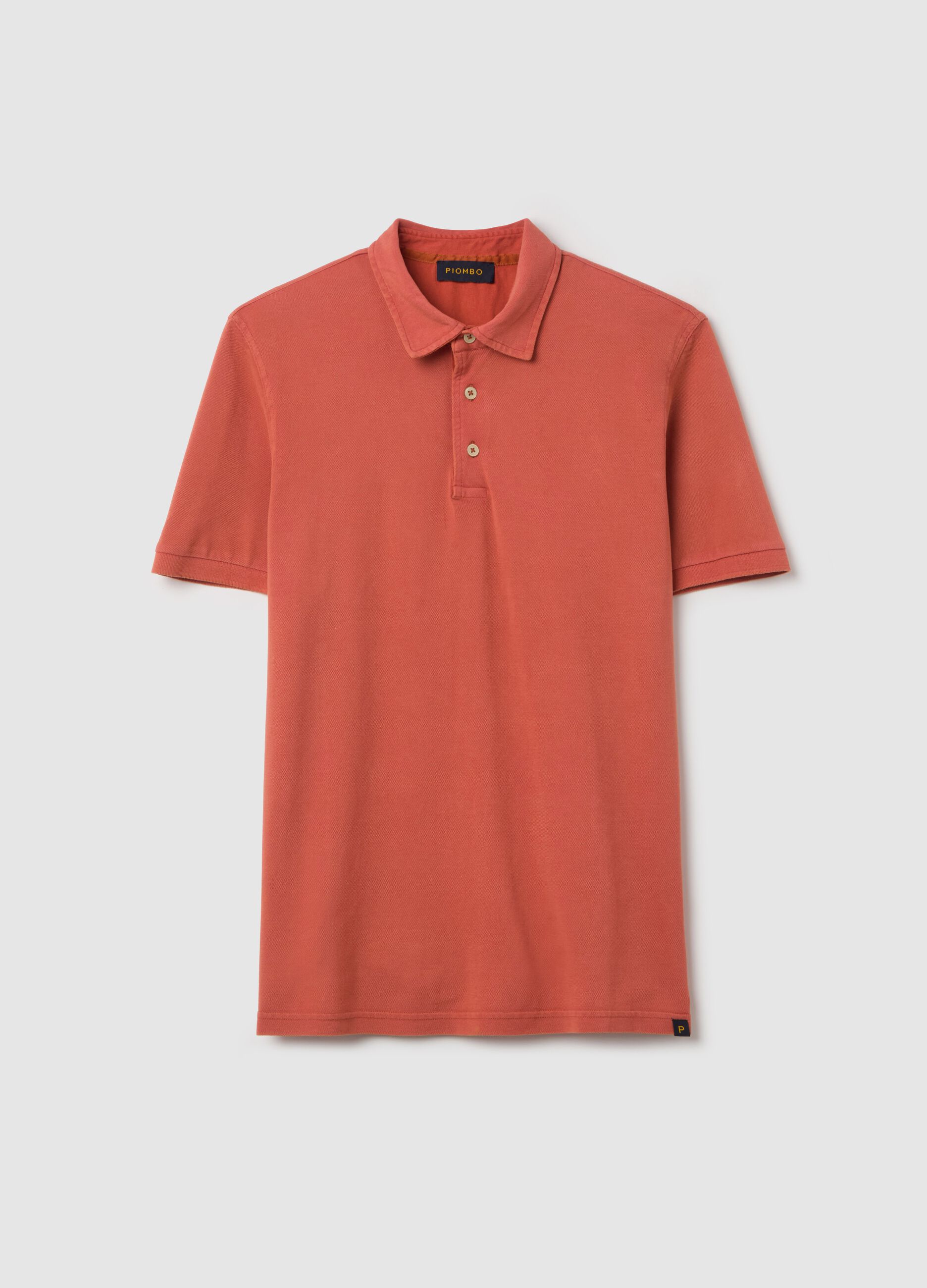 Cotton pique polo shirt