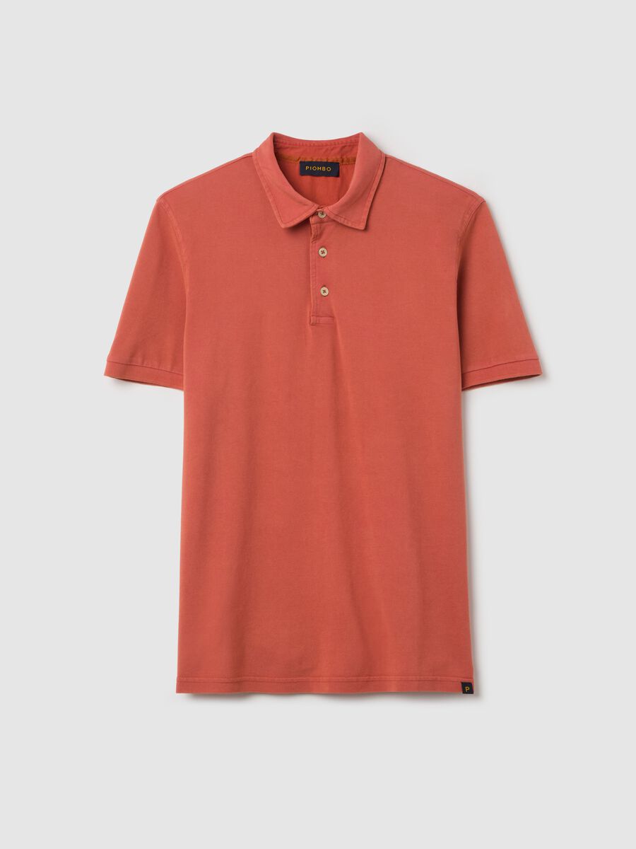Cotton pique polo shirt_4
