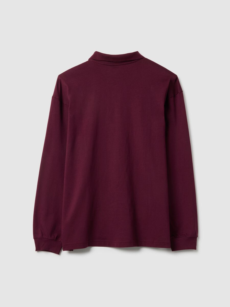 Long Sleeve Cotton Polo_1