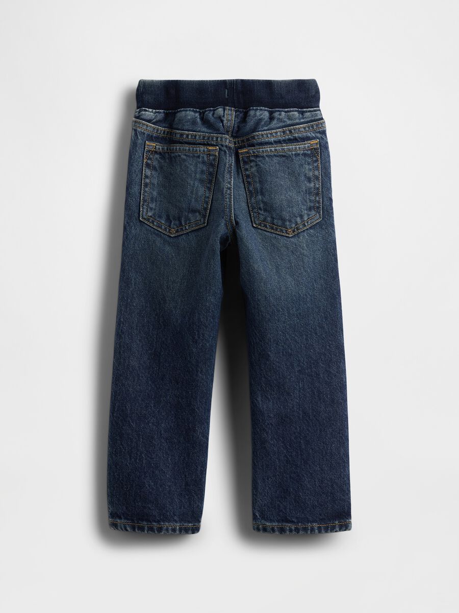 Pantaloni denim blu per bambino_1