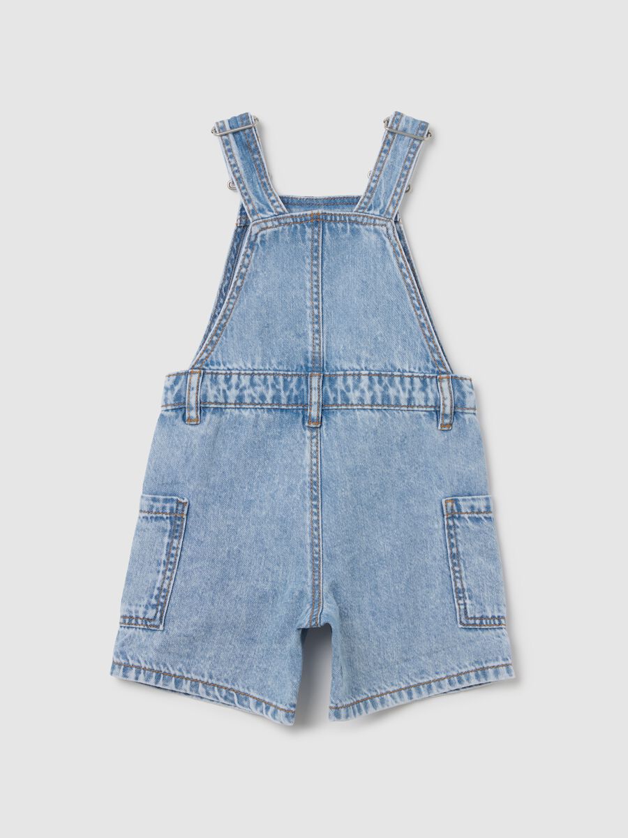 Denim Shorts Overalls for Boys_1