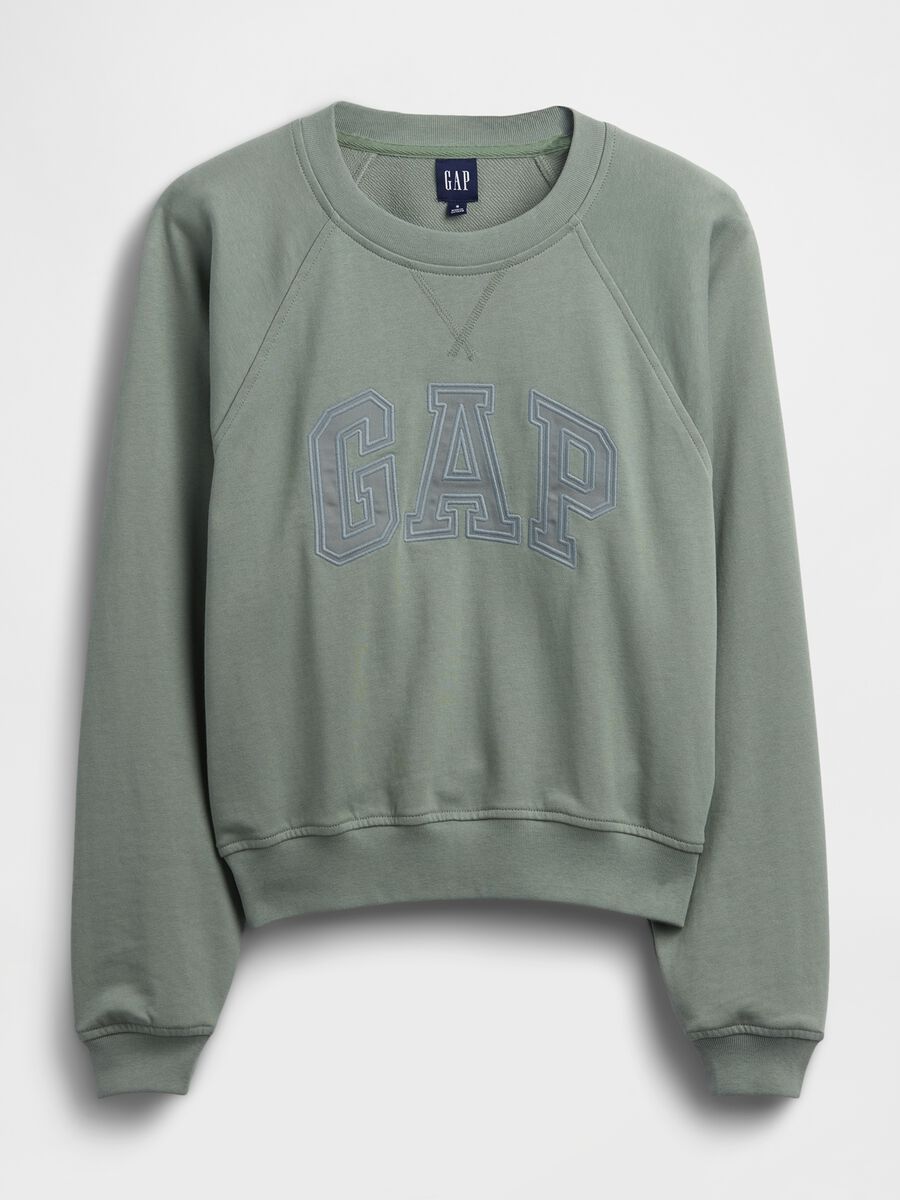 Cotton-blend crew-neck sweatshirt_4