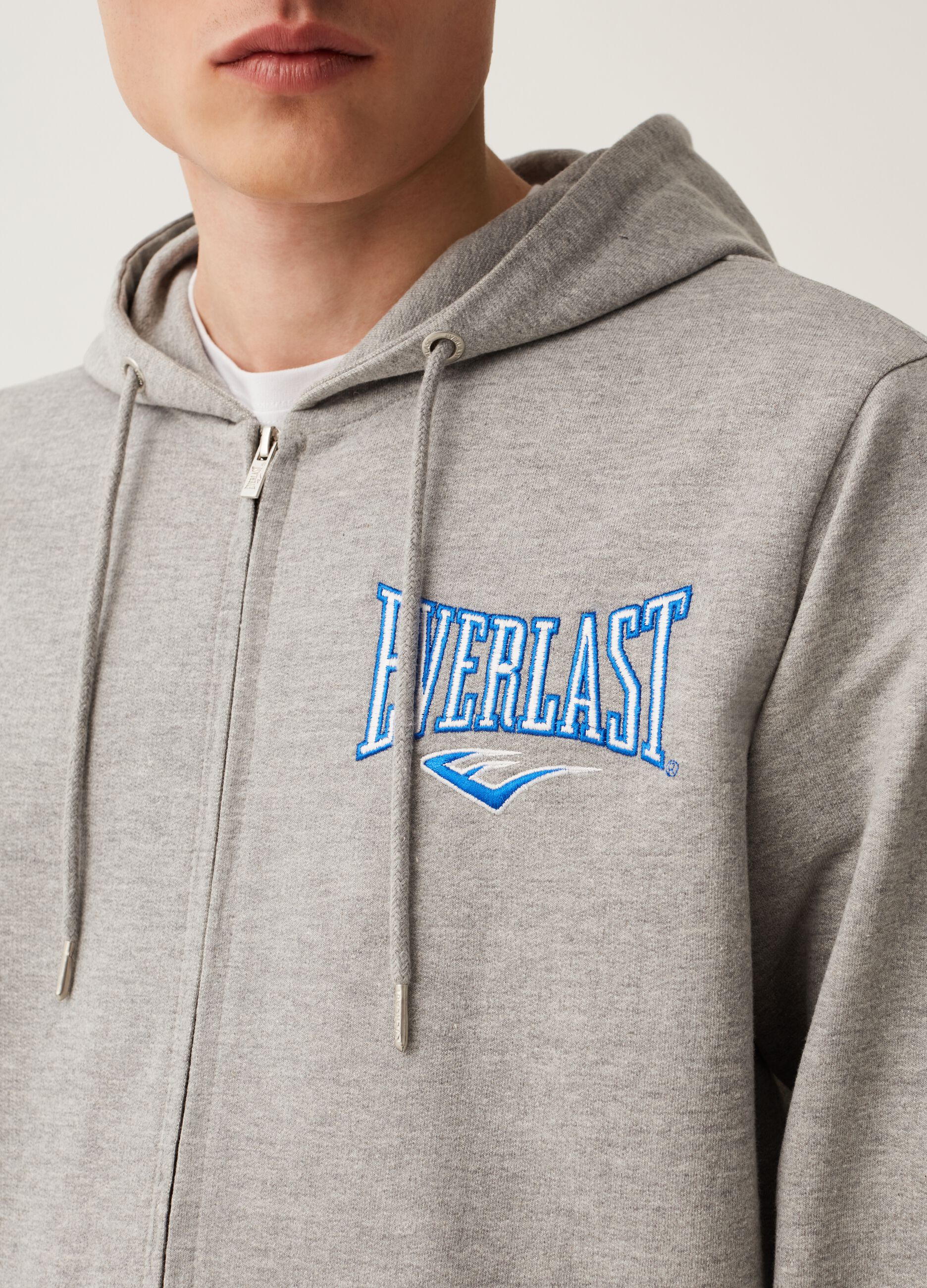 Hoodie with embroidered Everlast logo