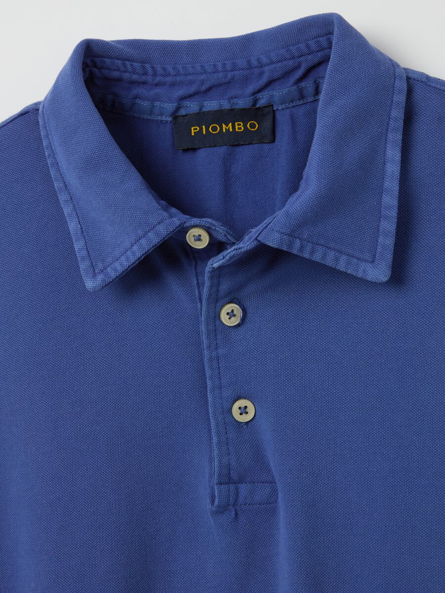 Cotton pique polo shirt_5