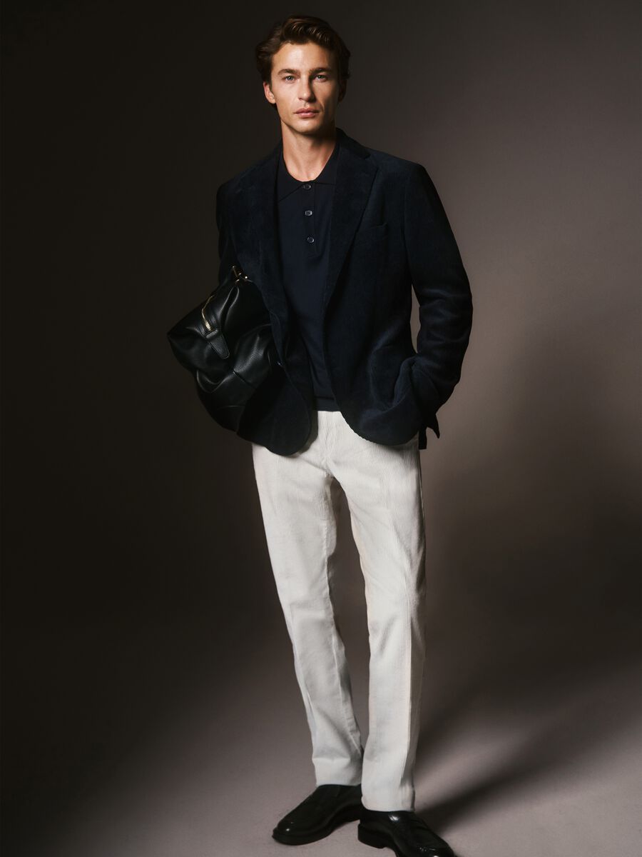 Black Corduroy Blazer_0