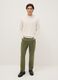 Slim Fit Stretch Cotton Green Trousers_0