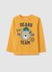 Children's yellow pure cotton t-shirt regular fit_0