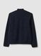 Blue wool-blend sweatshirt with ribbed collar_2