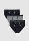 Multicolour regular fit stretch cotton tripack briefs_0