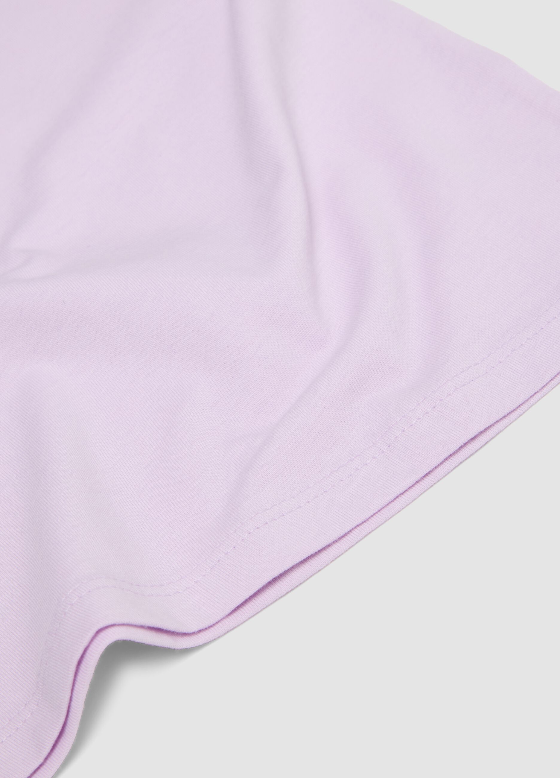 2-pack of multicolour girls&rsquo; organic cotton crew-neck vests