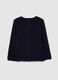 Regular fit blue cardigan for girls with buttons_1