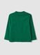 Green crew-neck T-shirt in pure organic cotton_1