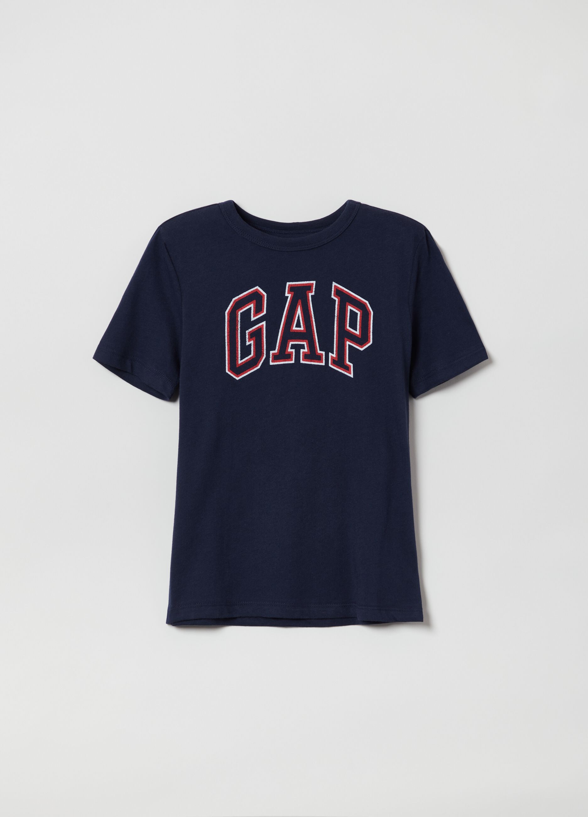 T-shirt with round neck and logo print