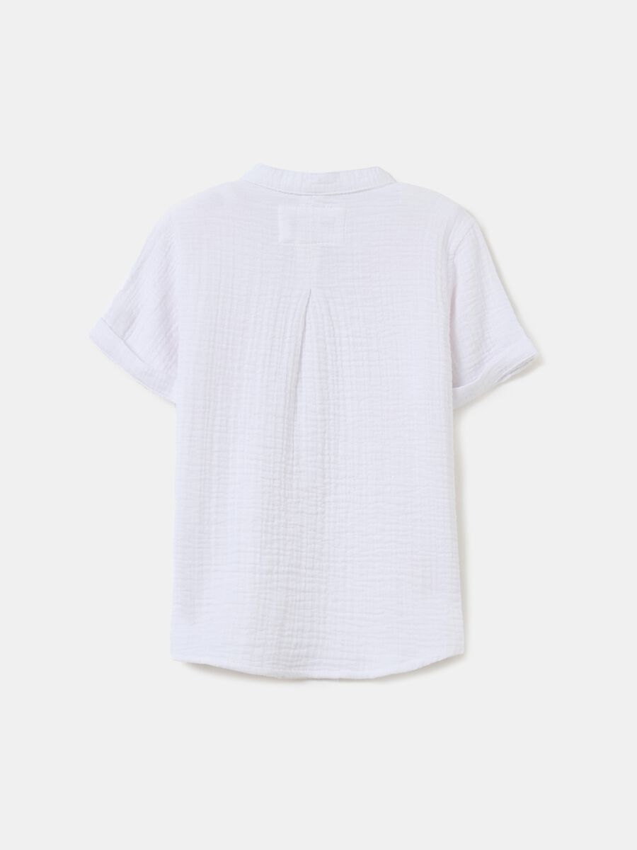 Waffle weave shirt_1