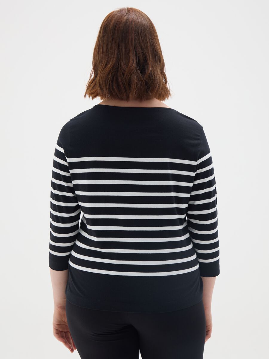 Multicolour pure cotton jumper, regular fit_3