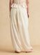 Relaxed-fit white pure cotton jogger trousers_2
