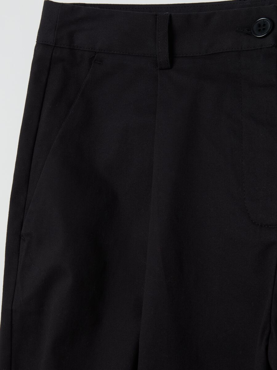 Wide-leg trousers with darts_5