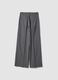 Grey wide-leg formal trousers in stretch viscose_2