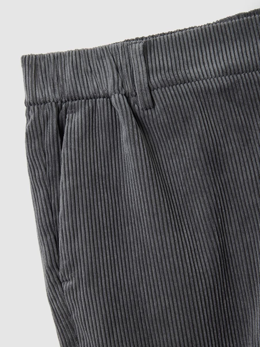 Pantaloni grigi wide leg_1