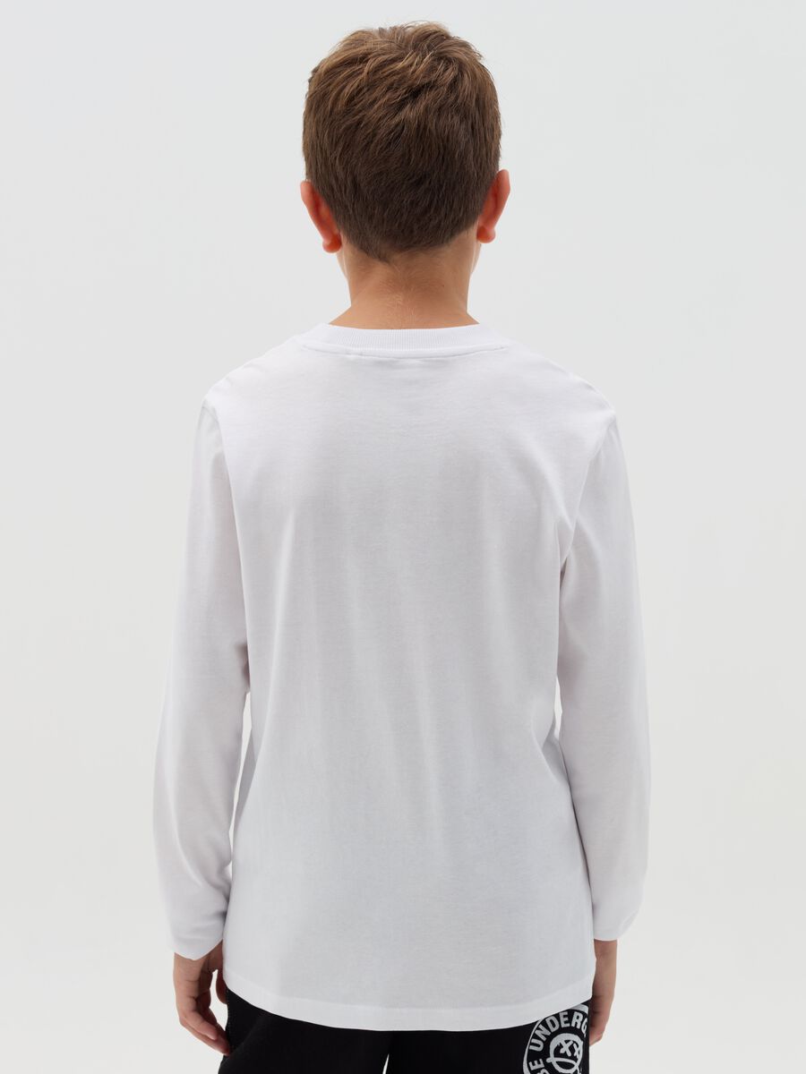 T-shirt con stampa a maniche lunghe_2