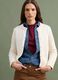 Beige pure cotton cardigan with buttons, regular fit_0
