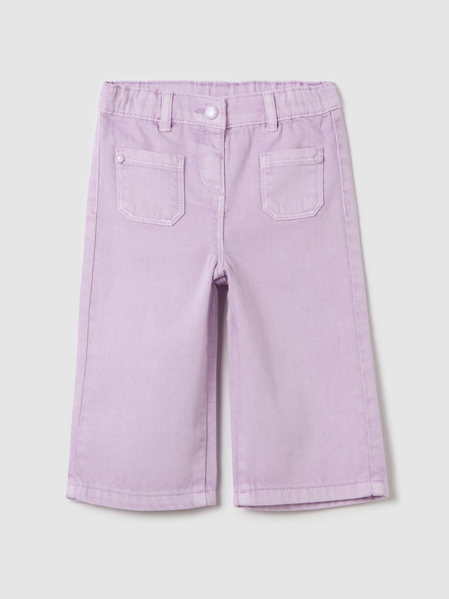 Wide-leg jeans with pockets_0